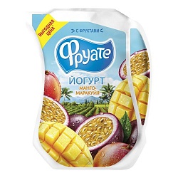 Йогурт 1,5% с манго и маракуйей Фруате 950 г