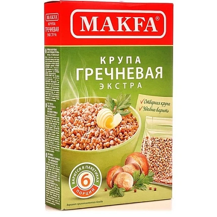 Крупа гречневая Макфа 6 пакетов