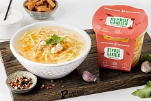 Суп куриный с домашней лапшой замороженный 330 г Суп куриный с домашней лапшой замороженный 330 г